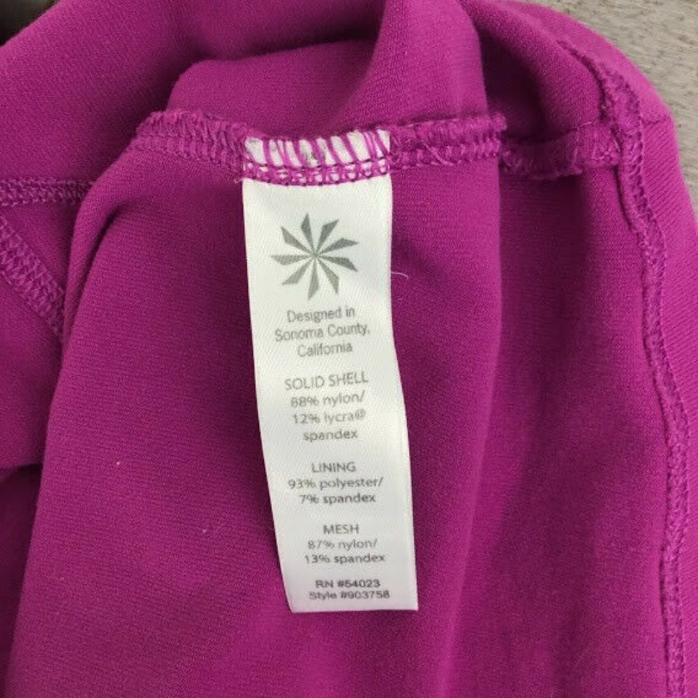Athleta Intention Strappy Racerback Athletic Tank Purple Size Medium - Picture 5 of 7
